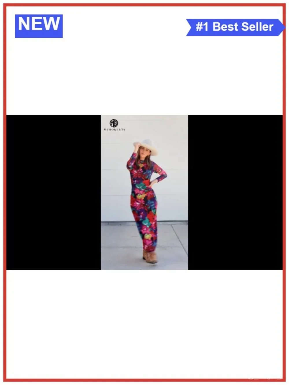Long Sleeve Tie-Dye Maxi Dress with Ruched Detail and Mock Neck